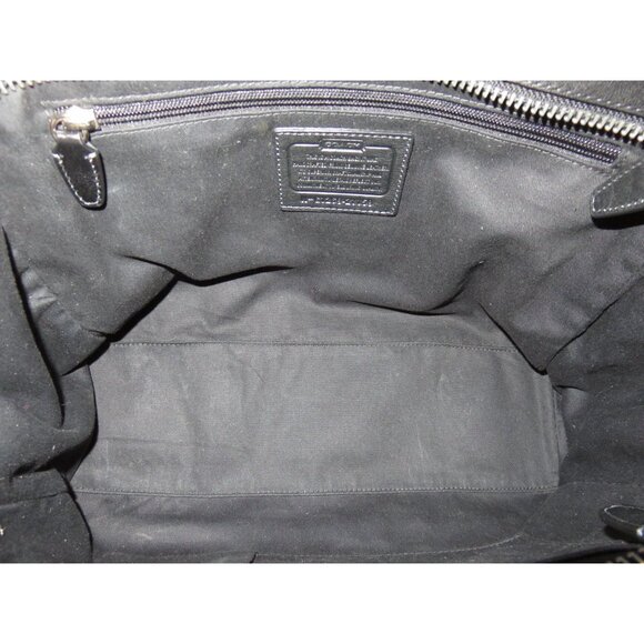 Coach 2012 Limited Edition Black Legacy Medium Candace Calf Hair Leather Satchel - Picture 6 of 14